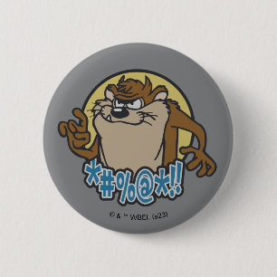 TAZ™ Expletive Circle Graphic Button