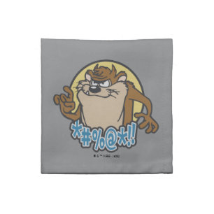 TAZ™ Expletive Circle Graphic Cloth Napkin