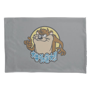 TAZ™ Expletive Circle Graphic Pillow Case