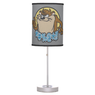 TAZ™ Expletive Circle Graphic Table Lamp