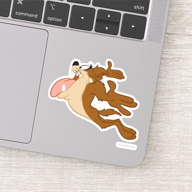 TAZ™ flying through the air Sticker (Detail)