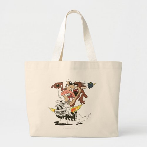 TAZ Furious Driving Large Tote Bag