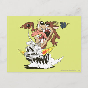 TAZ™ Furious Driving Postcard