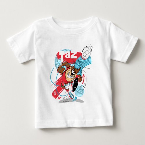 TAZâ Headbutting Soccer Ball Baby T_Shirt
