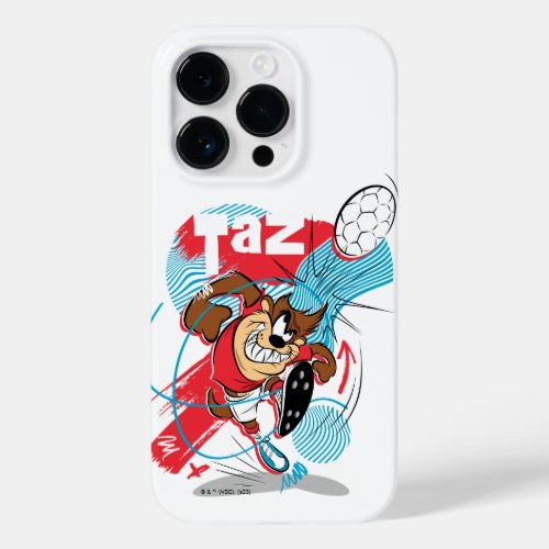 TAZ Headbutting Soccer Ball Case_Mate iPhone 14 Pro Case
