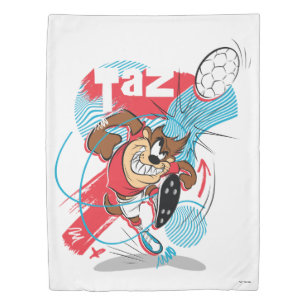 TAZ™ Headbutting Soccer Ball Duvet Cover