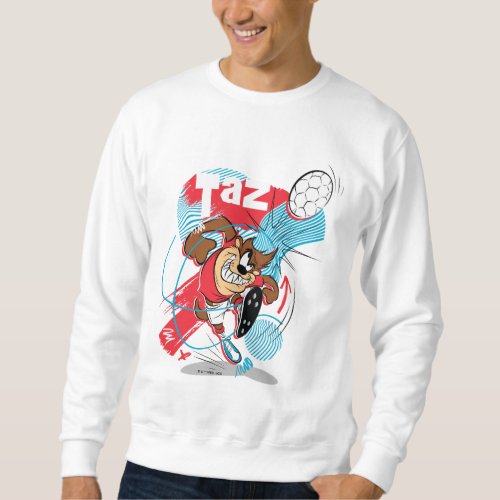 TAZ Headbutting Soccer Ball Sweatshirt