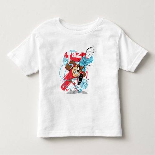 TAZ Headbutting Soccer Ball Toddler T_shirt