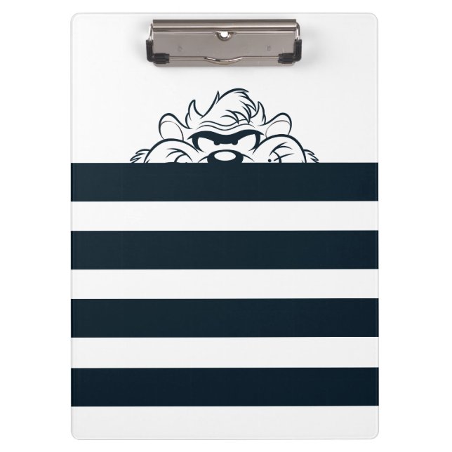 TAZ™ Hiding In Stripes Clipboard (Front)
