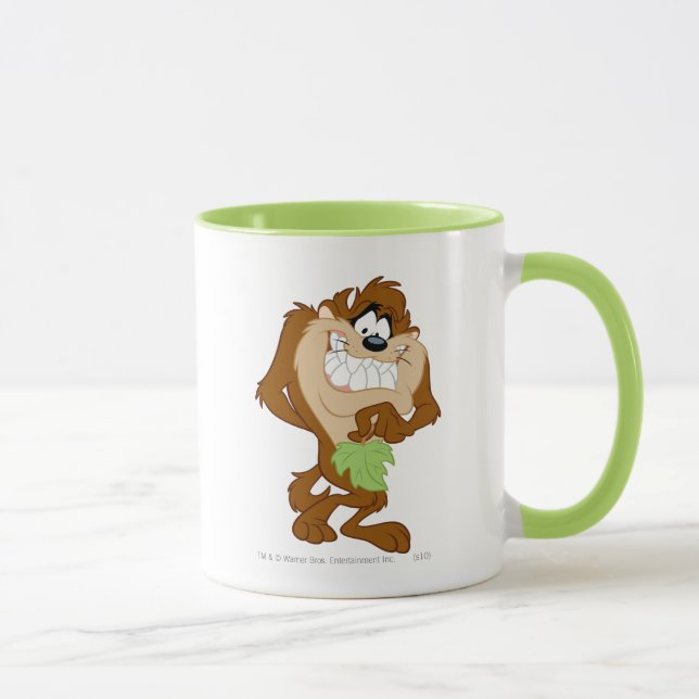 TAZ™ holding a leaf Mug (Right)