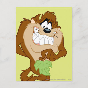 TAZ™ holding a leaf Postcard
