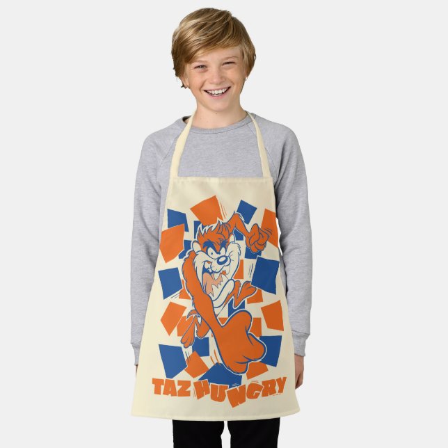 TAZ™ Hungry Smashing Through Checker Apron (Worn)