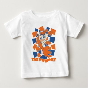 TAZ™ Hungry Smashing Through Checker Baby T-Shirt