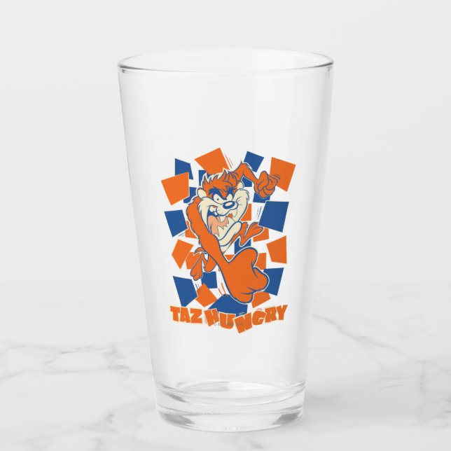 TAZ™ Hungry Smashing Through Checker Glass (Front)