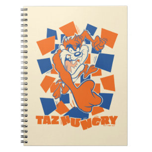 TAZ™ Hungry Smashing Through Checker Notebook