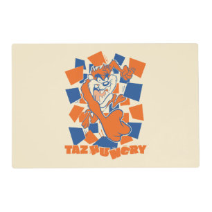 TAZ™ Hungry Smashing Through Checker Placemat