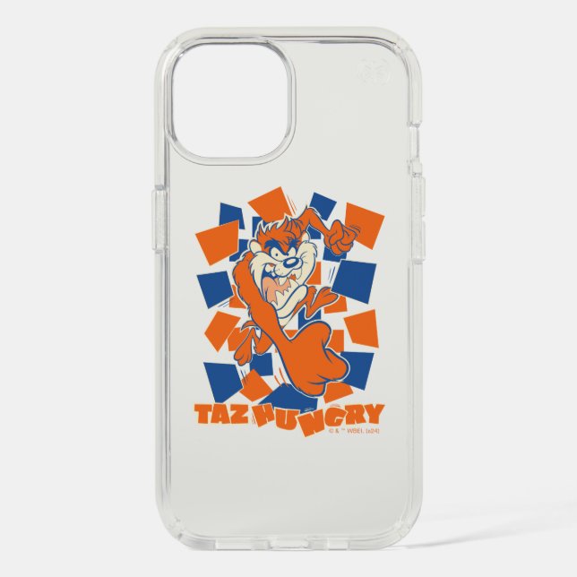 TAZ™ Hungry Smashing Through Checker Speck iPhone Case (Front)