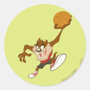 TAZ™ In Your Face Classic Round Sticker