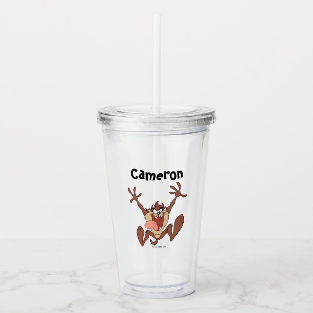 TAZ™ Leaping Acrylic Tumbler (Front)