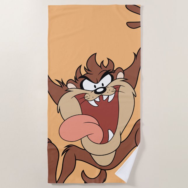 TAZ™ Leaping Beach Towel (Front)