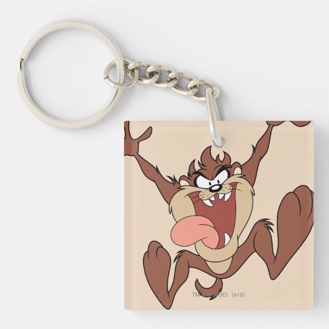 TAZ™ Leaping Keychain (Front)