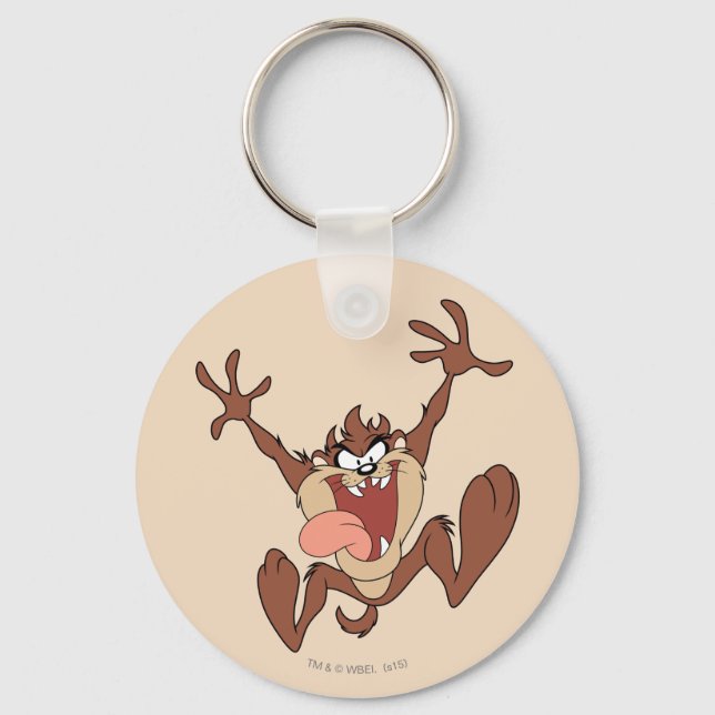 TAZ™ Leaping Keychain (Front)