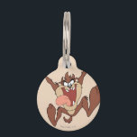 TAZ™ Leaping Pet ID Tag<br><div class="desc">LOONEY TUNES™ | Check out this TAZ™ Leaping artwork! Click the customize button to begin personlizing your very own LOONEY TUNES™ merchandise!</div>