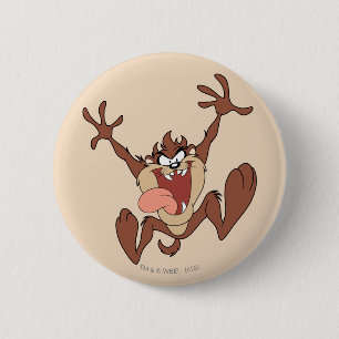 TAZ™ Leaping Pinback Button