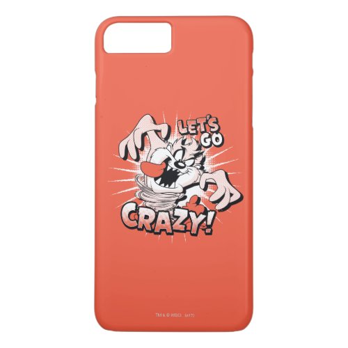 TAZâ Lets Go Crazy Halftone iPhone 8 Plus7 Plus Case