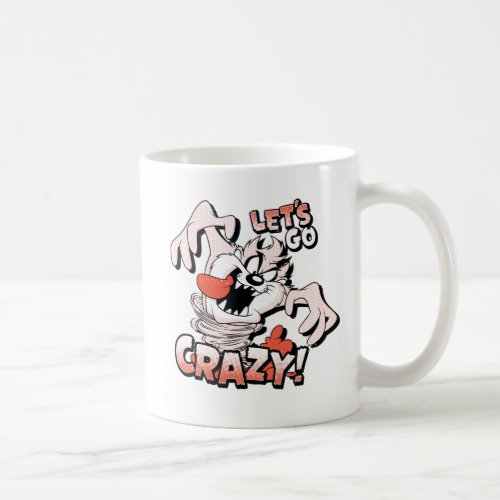 TAZ Lets Go Crazy Halftone Coffee Mug