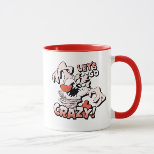 TAZ Lets Go Crazy Halftone Mug