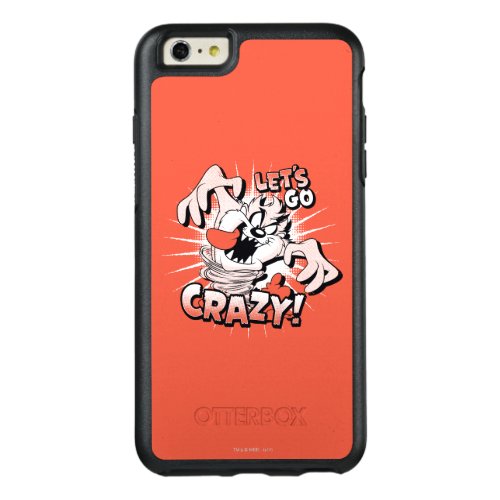 TAZâ Lets Go Crazy Halftone OtterBox iPhone 66s Plus Case