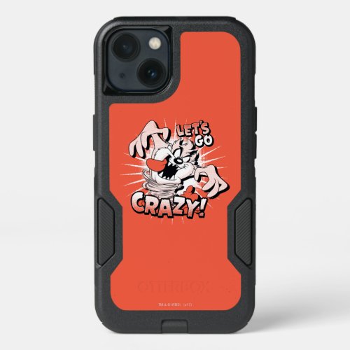 TAZâ Lets Go Crazy Halftone iPhone 13 Case