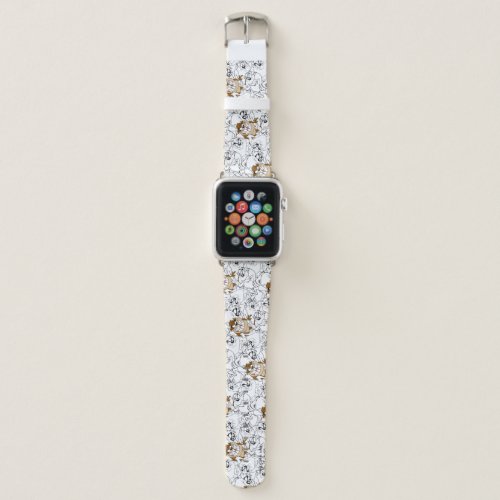 TAZ Line Art Color Pop Pattern Apple Watch Band