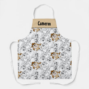 TAZ™ Line Art Color Pop Pattern Apron