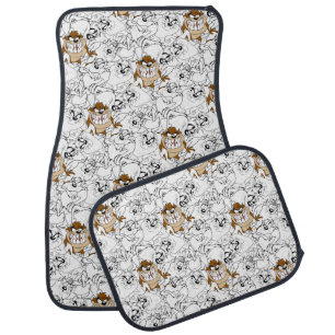 TAZ™ Line Art Color Pop Pattern Car Floor Mat
