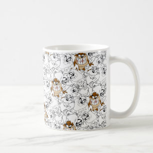 TAZ™ Line Art Color Pop Pattern Coffee Mug