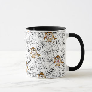 TAZ™ Line Art Color Pop Pattern Mug