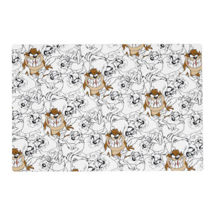 TAZ™ Line Art Color Pop Pattern Placemat