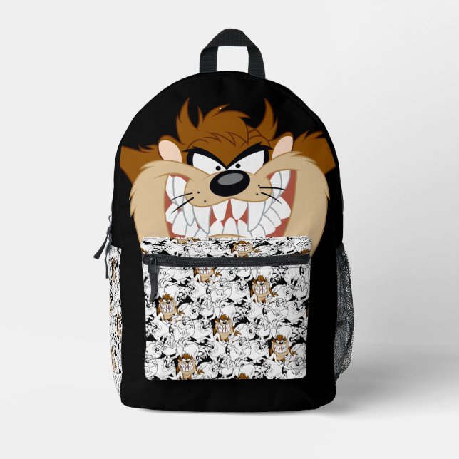 TAZ™ Line Art Color Pop Pattern Printed Backpack (Front)