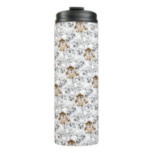 TAZ™ Line Art Color Pop Pattern Thermal Tumbler