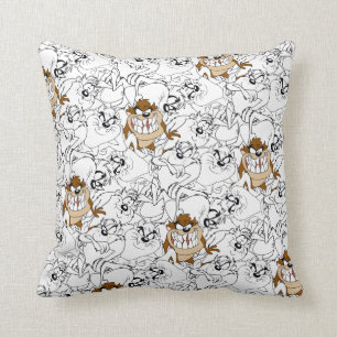 TAZ™ Line Art Color Pop Pattern Throw Pillow