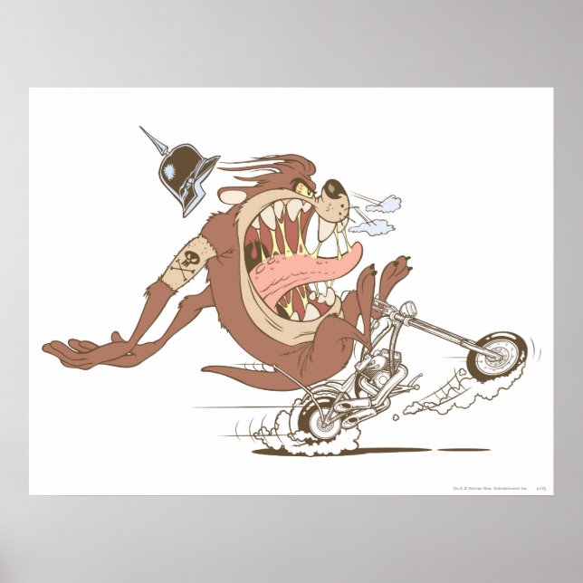 TAZ™ Motorcycle Fury Poster (Front)
