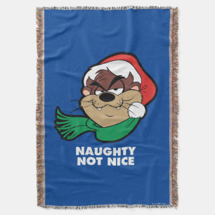 TAZ™ "Naughty Not Nice" Throw Blanket