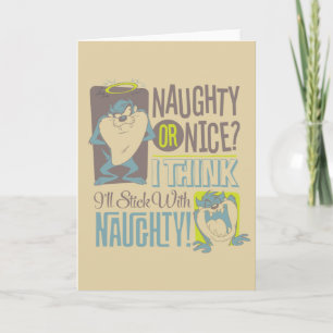 TAZ™- Naughty or Nice? Holiday Card