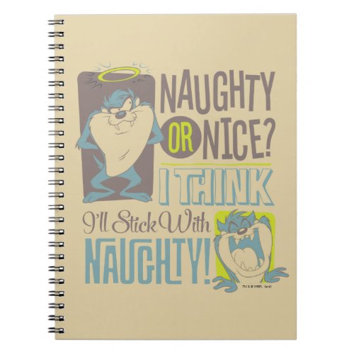 TAZ_ Naughty or Nice Notebook