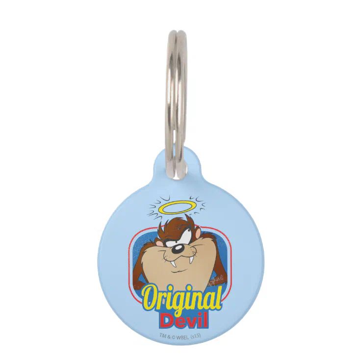 TAZ™ Original Devil Pet Tag | Zazzle