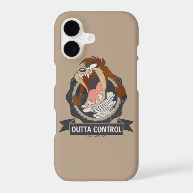 TAZ™ Outta Control Iphone Case (Back)