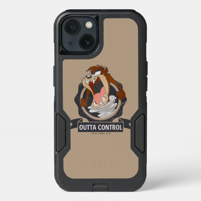 TAZ™ Outta Control Otterbox iPhone Case (Back)