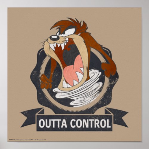 TAZ Outta Control Poster